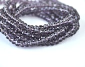 crystal purple 1 strand  jewelery making materials