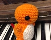 Charmander Pokemon amigurumi chibi plush toy