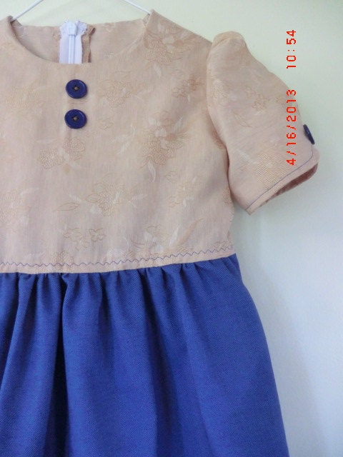 Dress Modest Mennonite Style Prarie Girls Dress Size 3-4 BRAND NEW