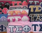 Patterned Greek Letter TShirt