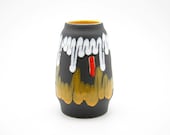 West German Fat Lava vase by Bay (657-14)
