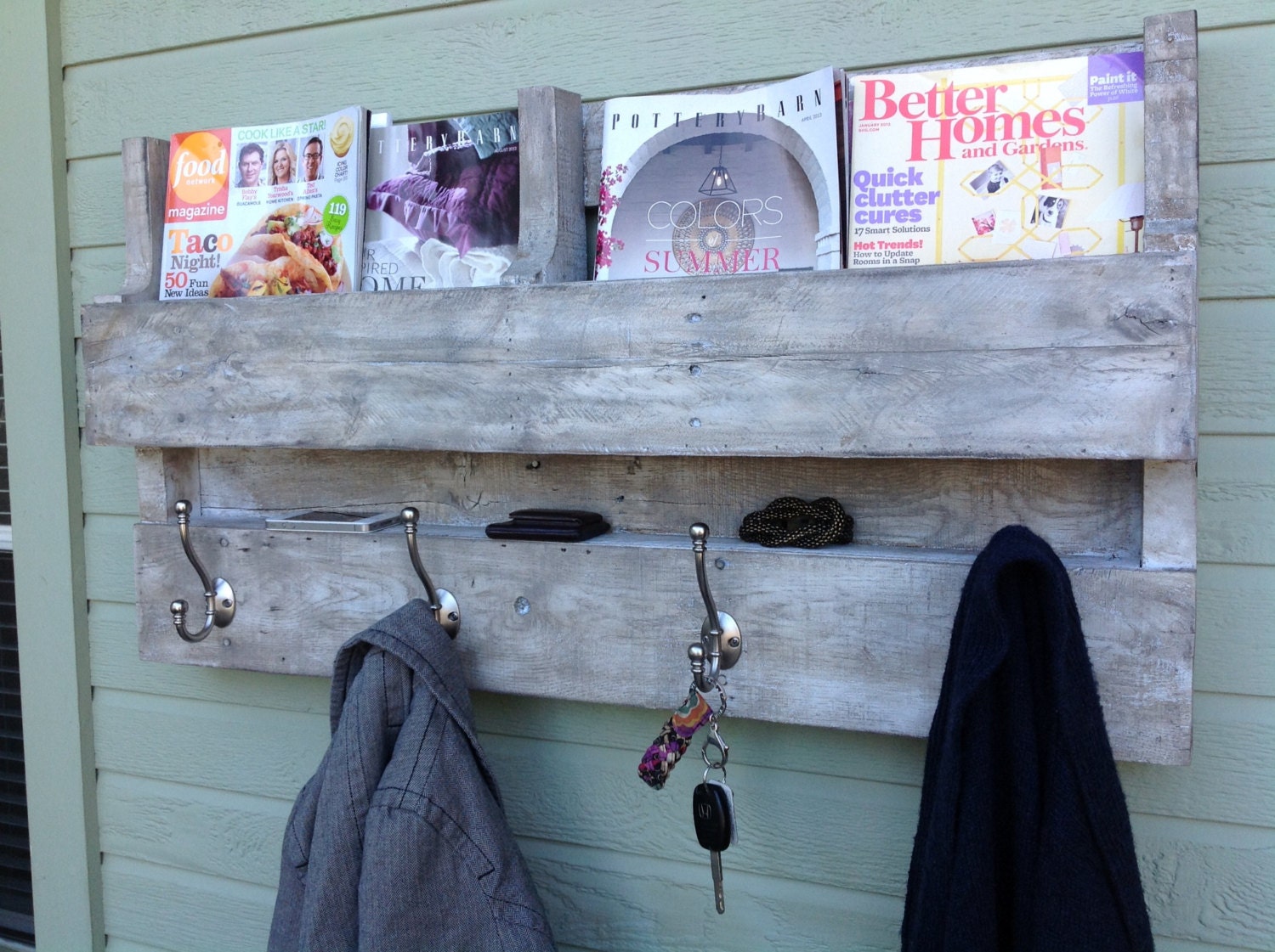 Pallet shelf / Coat Rack 