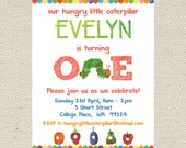 Very Hungry Caterpillar Birthday Invitation Printable Il_170x135