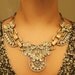 bubble necklace,beadwork necklace,Beaded Jewelry,bib necklace,statement necklace,pendant necklace with chain