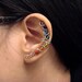 Elegant Croissant ear cuff