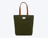No. 9 - Slim Tote, Green