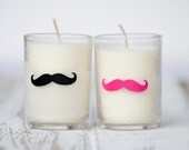 Mighty Mini Mustache Soy Candles