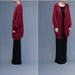 MAE.VALENTE Vintage Knit Slouchy Button Up Sweater Cardigan