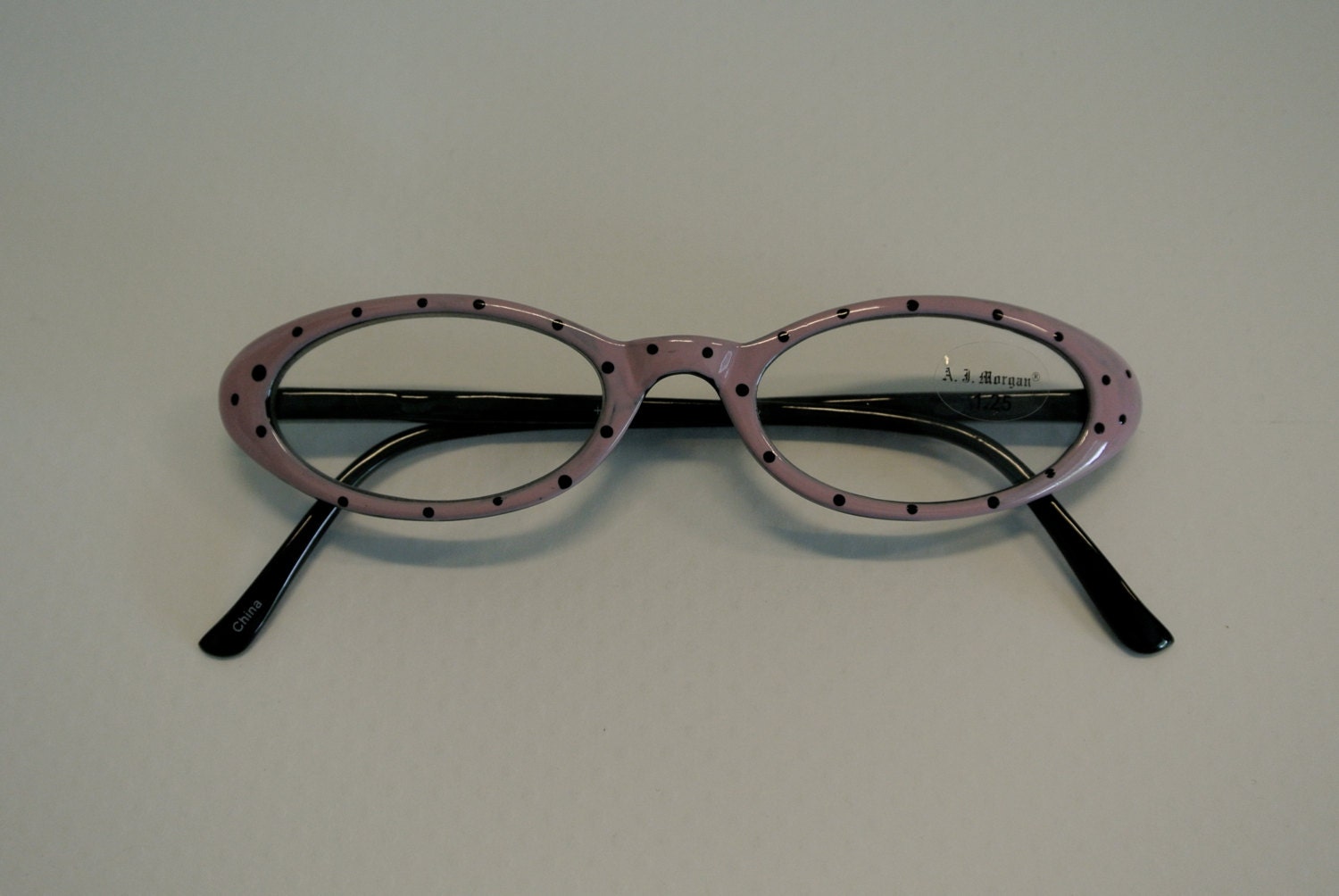 Summer Reading Glasses - Lavender Polka-Dot - Strength 1.25