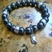 Men's Bracelet, Hematite bracelet