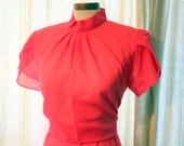 Vintage Second Generation Pink Dress Plus Size