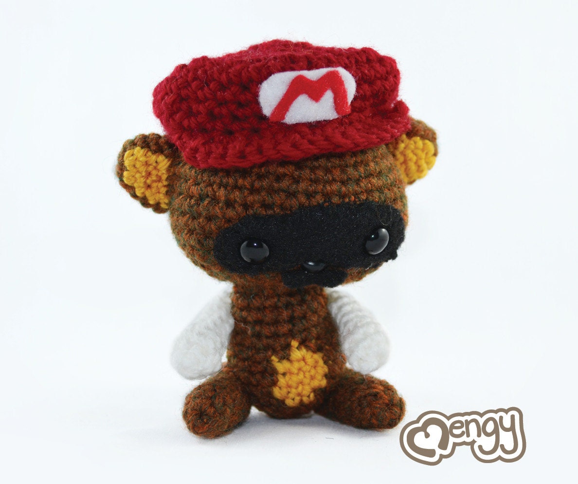 Tanooki Video Game Amigurumi