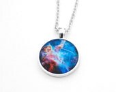 Galaxy Necklace / Carina Nebula Pendant / Galaxy Pendant