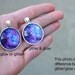 Galaxy Necklace / Antennae Galaxy Pendant / Space Necklace / Cosmic Necklace
