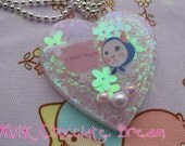 I Miss You Kitten Resin Necklace