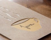 JAVA Coffee Wall Art, Hand Cut