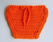 Orange Diaper Cover Baby Boy Soaker Infant Girl Cozy Halloween Photo Prop 6 - 12 Months Bright  Children Fall Autumn Clothing