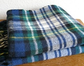 Faribo Plaid Wool Blanket-USA