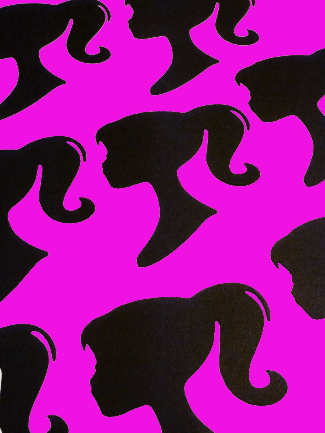 Barbie Silhouette Die Cuts (30 pcs) birthday party table decor confetti cupcake toppers Made to Order