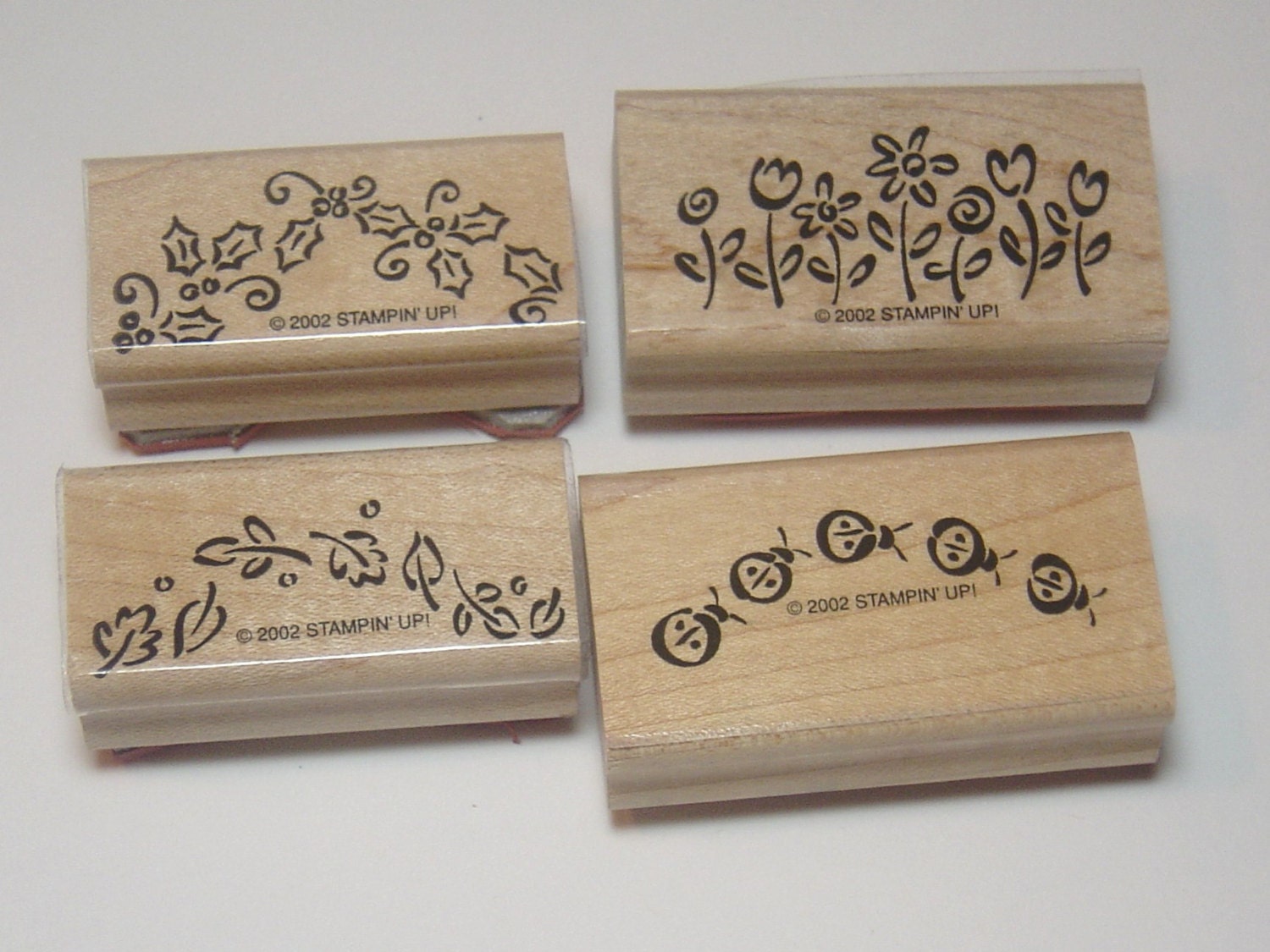 Stampin Up Itty Bitty Borders Rubber Stamp Set