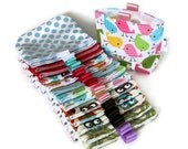 Reusable Snack Bags, Set of 15, Eco Friendly, Birthday Party Favors/Loot Bags/Goody Bags, Assortment of Girl Fabrics