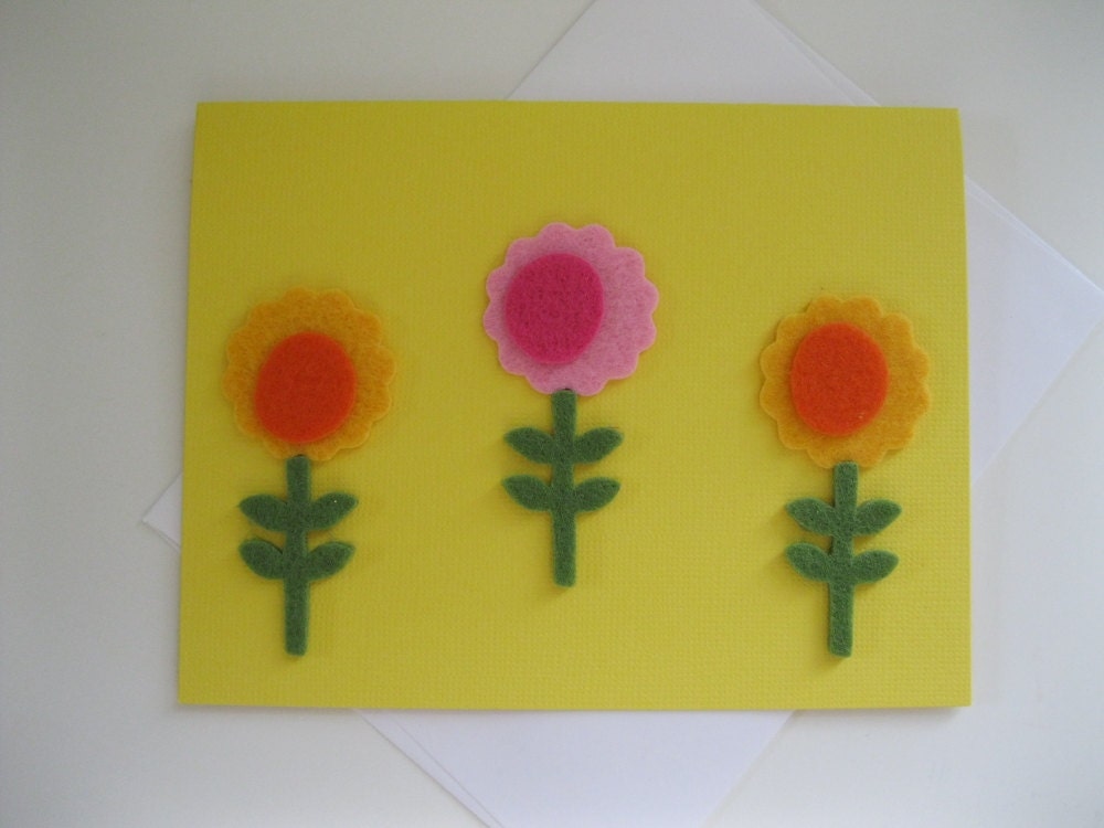 Flower, Bright, Happy, Blank, All Occasion
