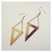 Aztec Triangle Earrings