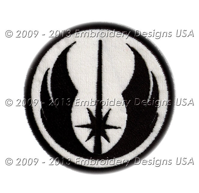 Jedi Order Iron On Patch