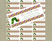 The Very Hungry Caterpillar Printable Return Address Labels