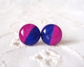 Blue and Purple Studs - Purple and Blue Studs