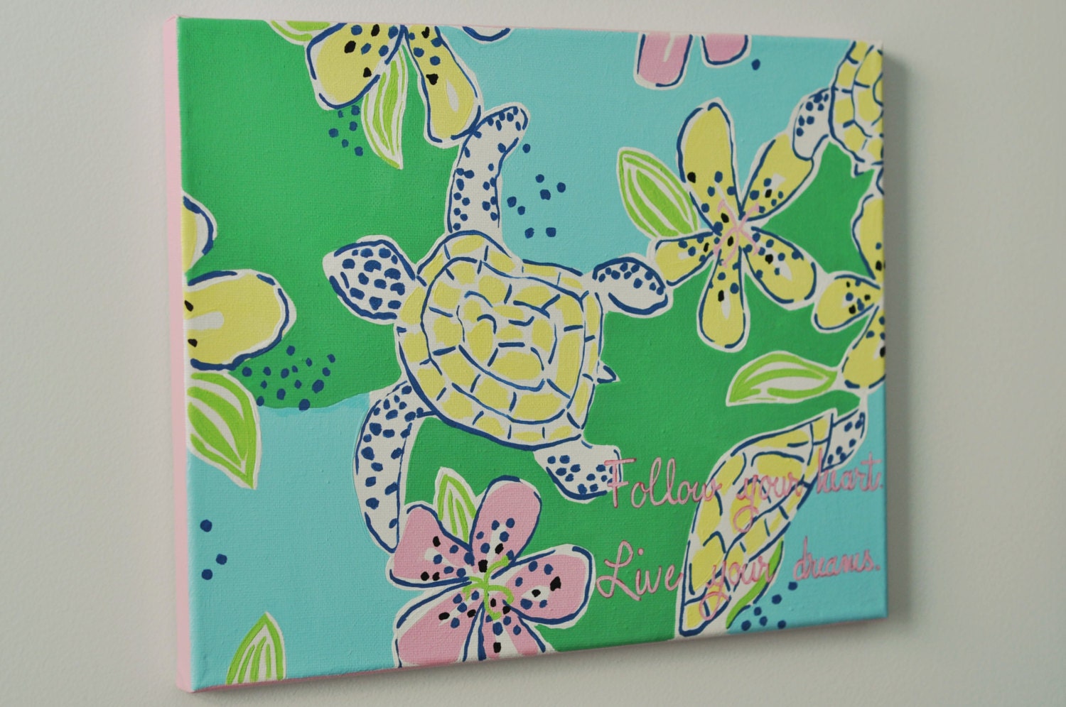 Lilly Pulitzer Inspired Painting