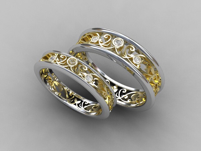 Image Result For Mens Two Tone Diamond Wedding Bands Image Result For Mens Two Tone Diamond Wedding Bands