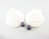 Amethyst Earrings February Birthstone -Gemstone Drop Earrings