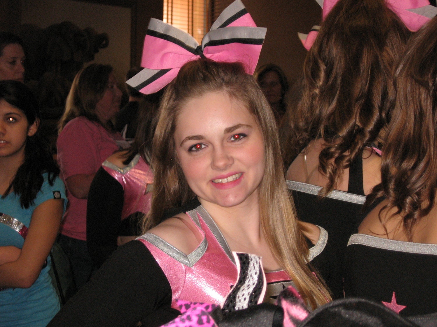 Cheer Bow - Big Cheer Bow - 3" Cheer Bow - Cheerleader Bow - Competition Bow - Purple and Black