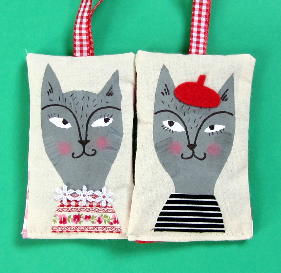 Kitty Lavender Bag