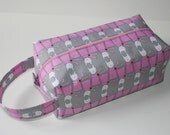 Large Box Bag - Knitting Project Bag - Creative Thursday's "Ric Rac Rabbits"