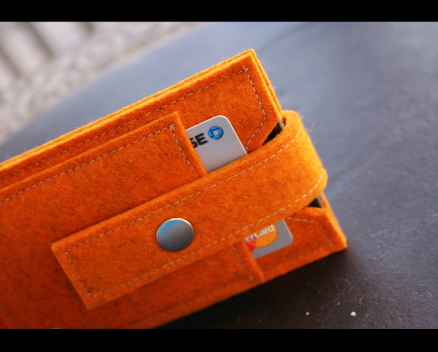 iPhone mini wallet with extra pocket for credit cards