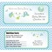 Personalized BABY BOY CLOTHESLINE candy bar wrapper - Baby Shower Favor - baby boy Shower - set of 6