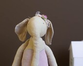Stuff Elephant -  Cotton Stuffed Toy - Woodland Nursery - Forest Animals - Soft Toys