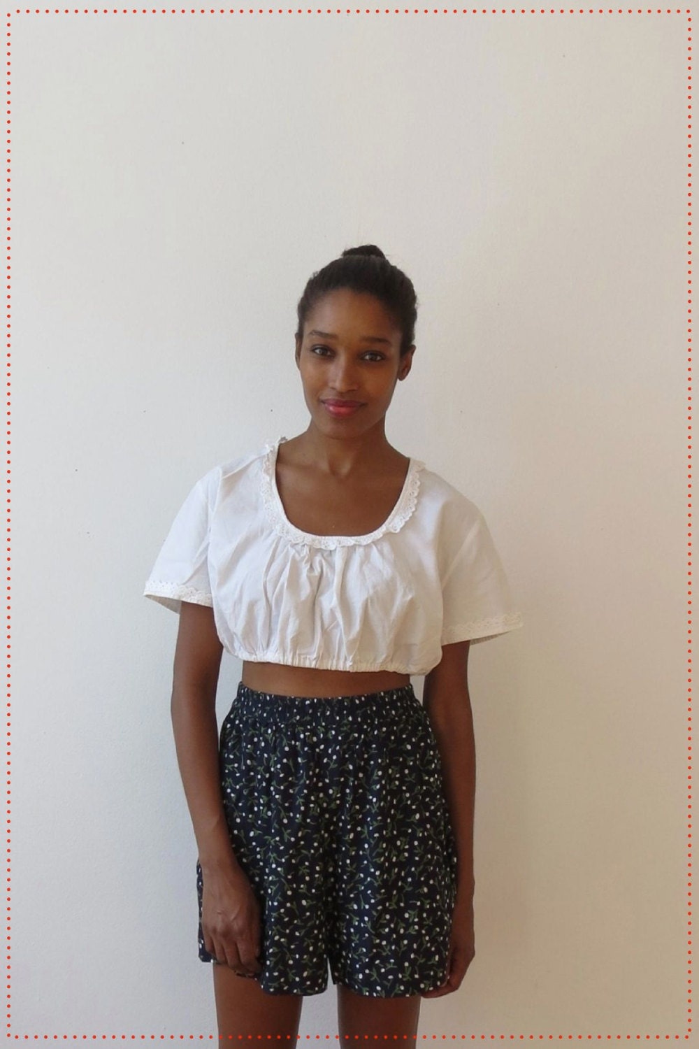 White Crop Top