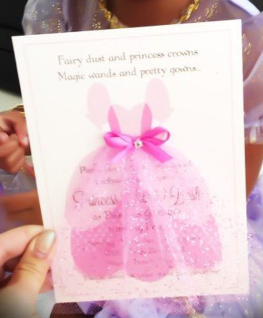 Princess Trinity Collection - Printed 25 Invitations