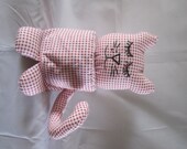 Cat Toilet Roll Cozy Cover Storer Red Gingham