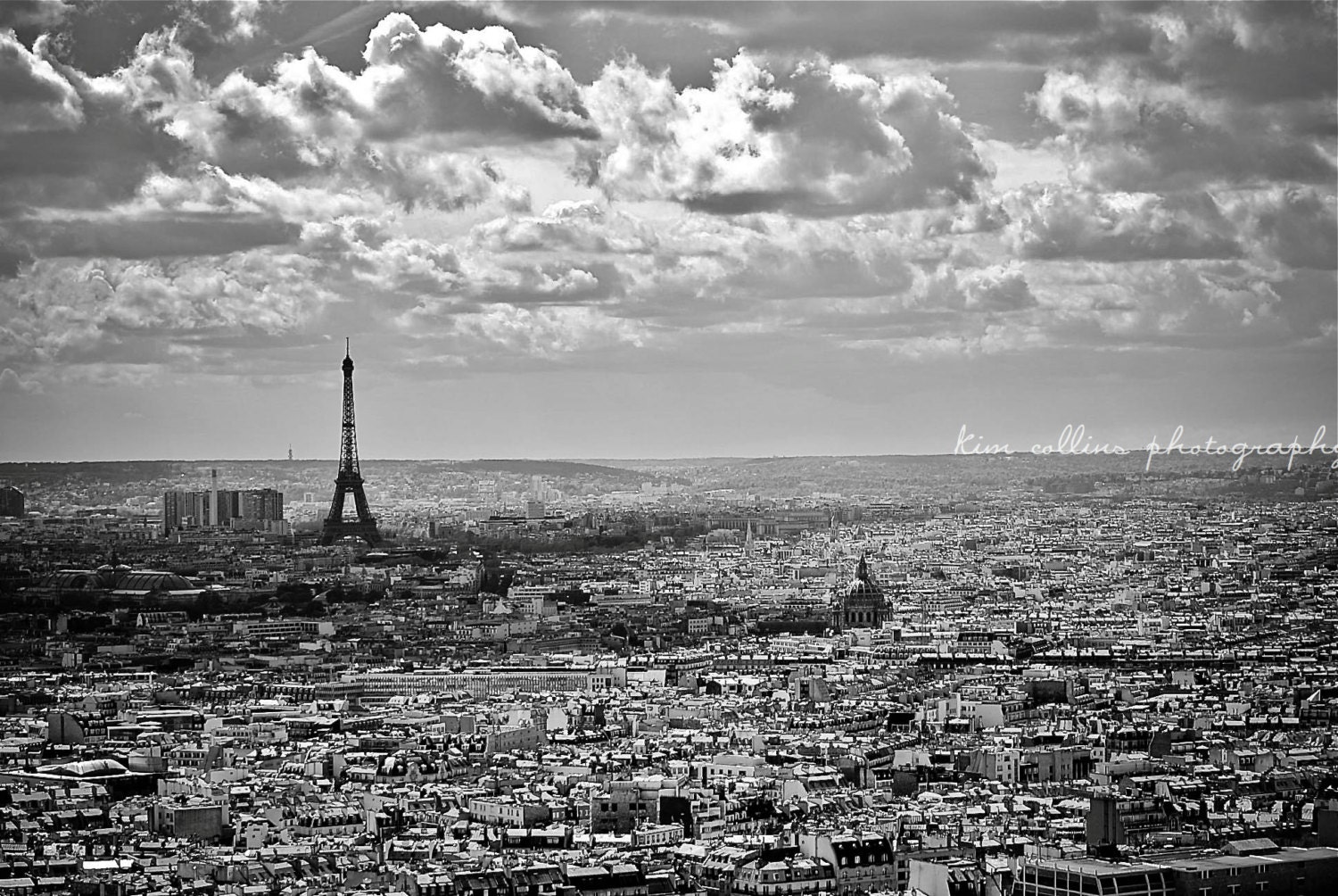 Paris Cityscape Black & White,Photography,10x15-othersizes available,Paris,French Home decor,Landscape,Eiffel tower