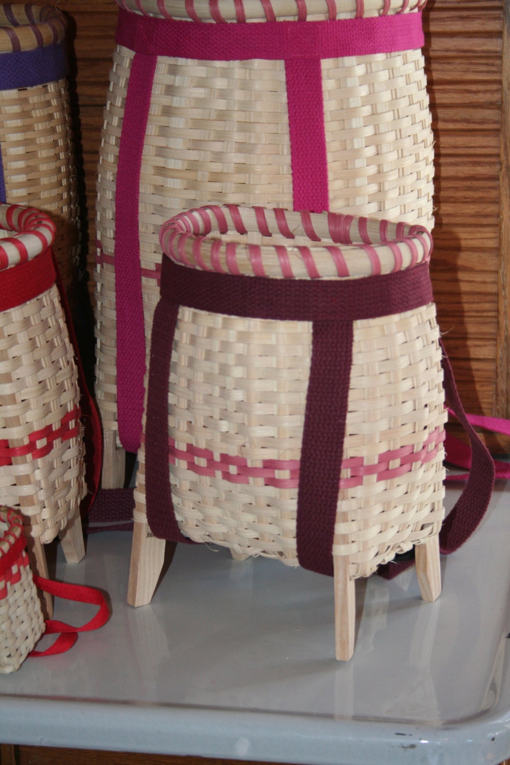 Hand Woven Kids Pack Basket, Storage for Toys and Dolls, Back Pack, Girl or Boy Gift, Gift Basket, Baby Shower