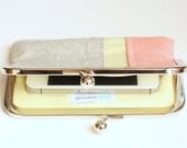 Color Block Mini Clutch - Phone Clutch - Wallet