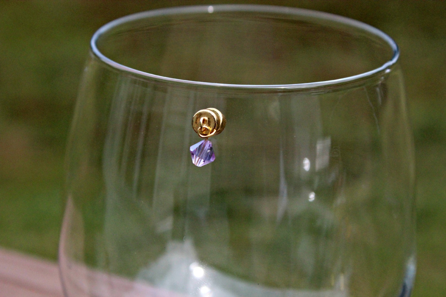 Add ONE Additional Glass Charm, Pearl or Crystal Wine Glass Charms, Magnetic Drink Markers, Swarovski Crystal and Pearl Glass Identifiers