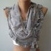 Mothers Day gift Gorgeous Scarf   Elegant and Classy gray