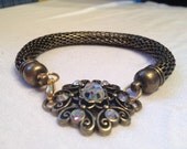 Gold cuff bracelet