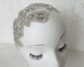 Rhinestone Bridal  Headpiece / Bridal Fascinator /  The Catarina