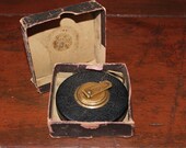 Vintage German Brass Leather 50' Tape Measure